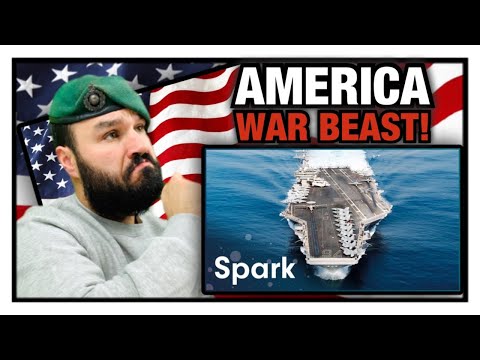 British Marine Reacts to The Enormous USS Ronald Reagan Carrier - The WAR BEAST?