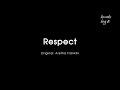 Respect-Aretha Franklin(Karaoke&lyrics)