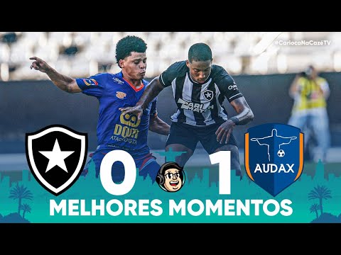 BOTAFOGO 0 X 1 AUDAX | MELHORES MOMENTOS | 1ª RODADA | CARIOCÃO 2023