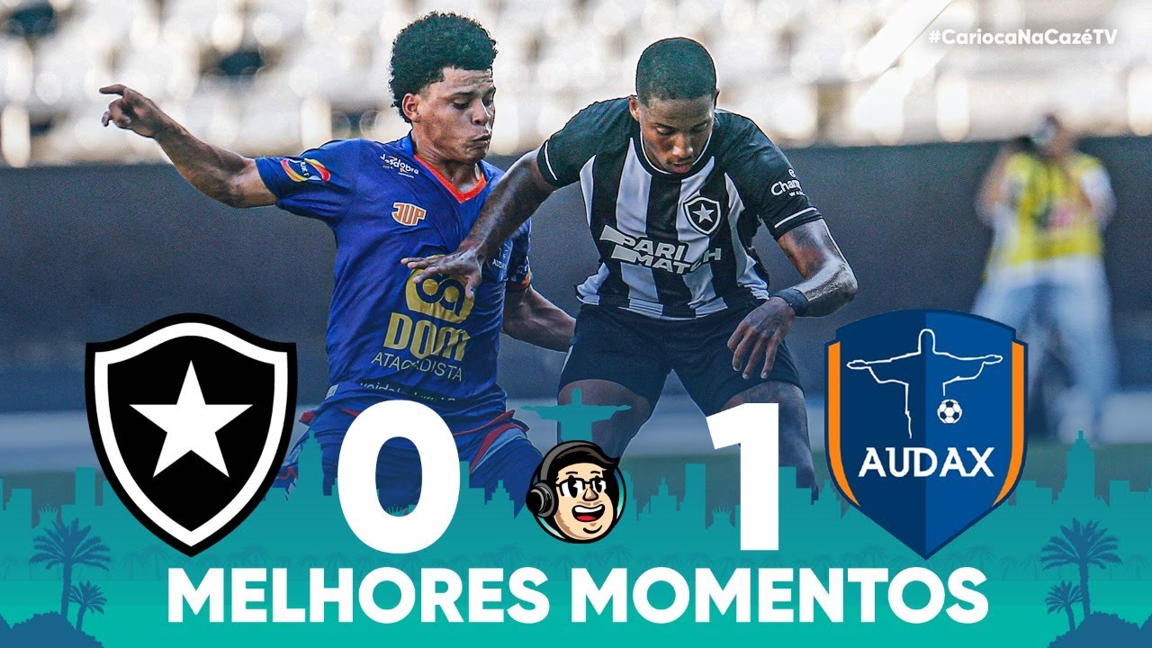 VÍDEO: gol e melhores momentos de Botafogo 0 x 1 Audax pelo Campeonato Carioca