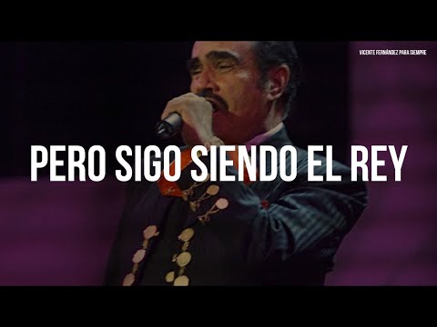 Vicente Fernández - El Rey (Letra/Lyrics)