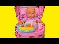 Baby Annabell doll Morning and Evening Routine Feeding and changing baby doll Compilation