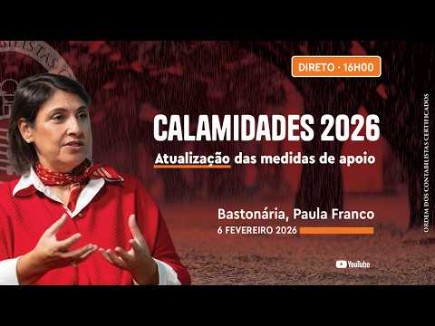 Comunicação da Bastonária | Calamidades 2026