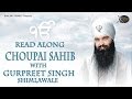 Chaupai Sahib Bhai Gurpreet Singh Shimla Wale Learn Gurbani Gurbani Shabad Kirtan