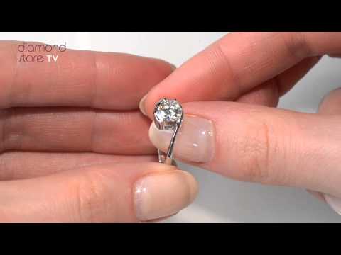 UT20-92IXU3S - Celestial Certified 0.70CT Leah Platinum Engagement Ring G/VS1