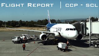 preview picture of video '[FLIGHT REPORT] LAN Airlines Airbus A320 | Concepción - Santiago de Chile'