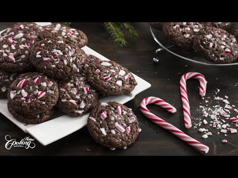 Candy Cane Double Chocolate Cookies – The Best Winter Holiday Treat!