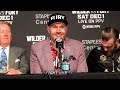 TYSON FURY "NO WONDER ANTHONY JOSHUA DIDN'T WANT TO FIGHT WILDER, HE'D GET NAILED!"