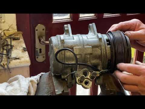 Porsche 944 1986. Repairing my air conditioning Incl. Resealing Nippondenso 10P15e compressor