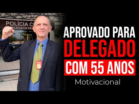 MOTIVAÇÃO! DELEGADO JUDSON BARROS FOI APROVADO NA POLÍCIA CIVIL COM 55 ANOS