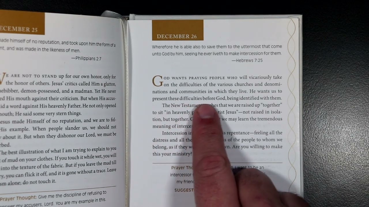 Devotions For A Deeper Life - December 26th