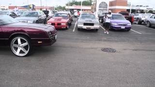 Delta 88 on Davins, Monte Carlo SS on Vellanos & Bubble Chevy on DUBs @ 2015 Ideal Auto Car Show