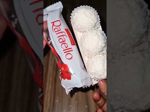 Let's Try FERRERO RAFFAELLO CHOCOLATE  #unboxing #shorts #asmr
