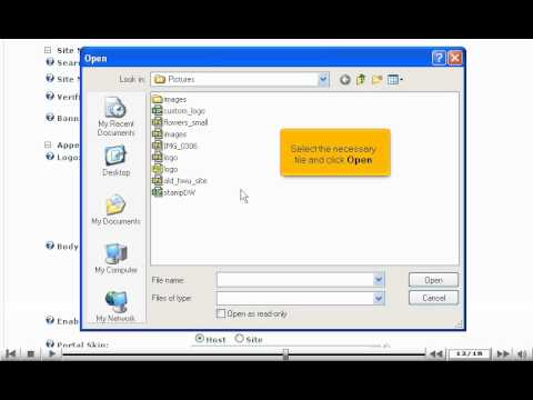How to update the site logo in DotNetNuke - DotNetNuke Tutorials