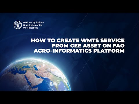 How to Create WMTS service from GEE Asset