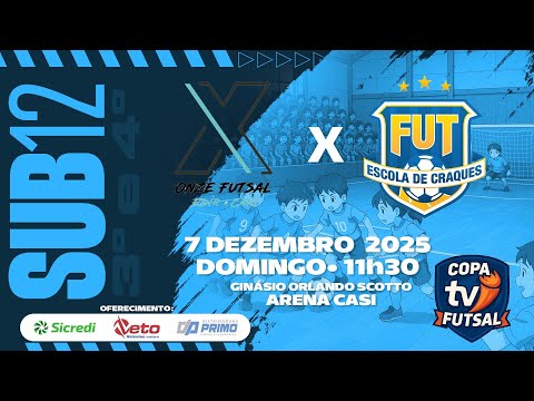 SUB12 | Disputa 3º | Onze Futsal Edir e Caio Sorocaba X Fut Craques Itapeva | 11:30 | Copa TVi 2025