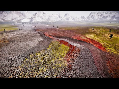400K Romans VS 700k Medieval Knights - Ultimate Epic Battle Simulator 2