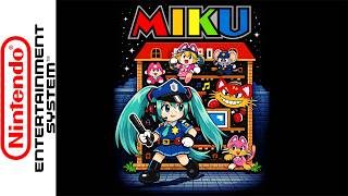 Hatsune Miku in Mappy | NES | Romhack