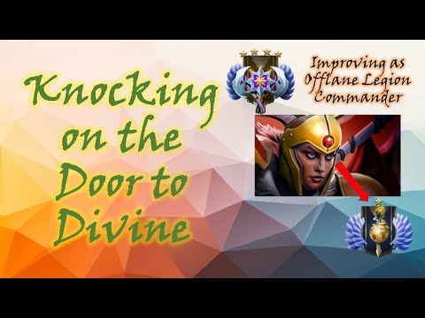 Knocking on the Door to Divine: Ancient 4 Offlane Legion Commander, Live Coaching Session