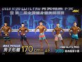 男子形體 Men's Physique 170cm-｜2020 IFBB ELITE PRO 職業卡賽 [4K]