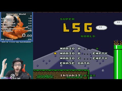 Super LSG World Any % WR 12:05 as of 8/16/20