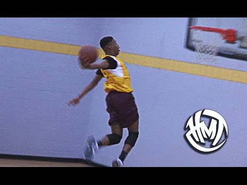 Dennis Smith CRAZY Dunks At Rec Game! Top PG Shows Out
