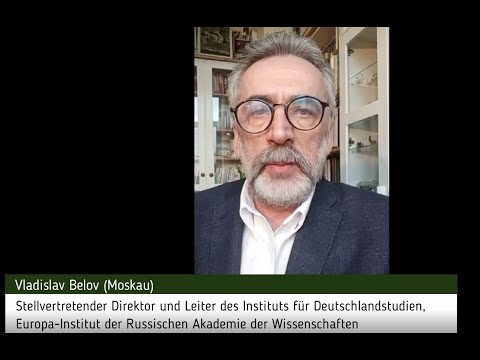 Vladislav Belov, Stellvertretender Direktor und Leiter des Instituts für Deutschlandstudien Vladislav Belov, Stellvertretender Direktor und Leiter des Instituts für Deutschlandstudien