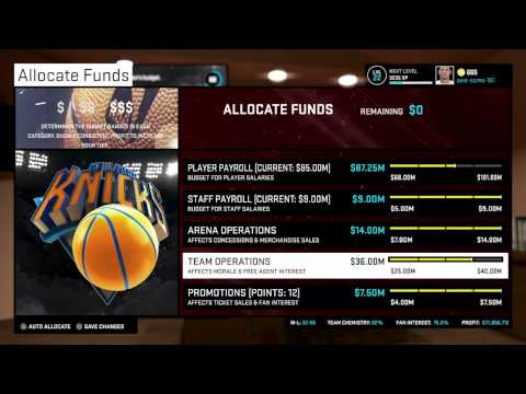 NBA 2K15 Knicks MyGM Ep 3.....Well thats the luck of the knicks....