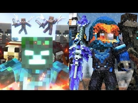 Minecraft AMV (Music Video) - Radioactive in the Dark (Annoying Villagers and Fractures)