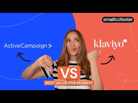 activecampaign vs klaviyo video review