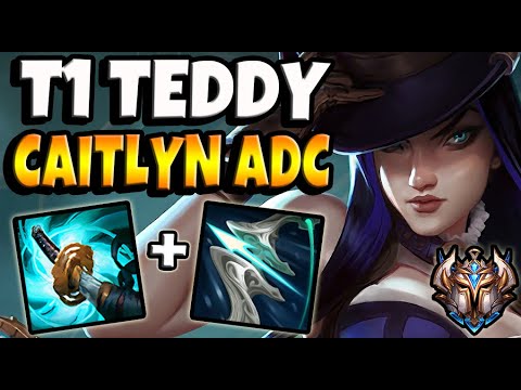 T1 Teddy CAITLYN vs KAISA [ ADC ] Korea Challenger Patch 11.5 ✅