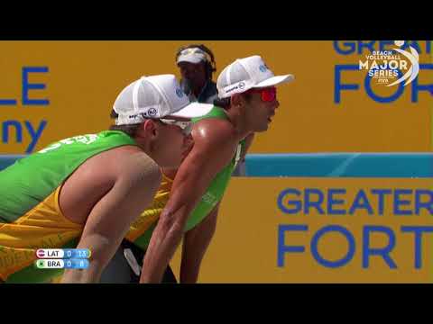 Samoilovs/Smedins vs Pedro/Wanderley (3rd place match) FORT LAUDERDALE 2018