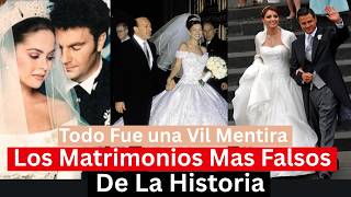 30 Matrimonios Completamente Falsos | Escandalos de los Famosos #escandalosos