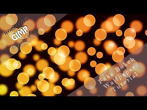 Bokeh speed edit - Gimp tutorial