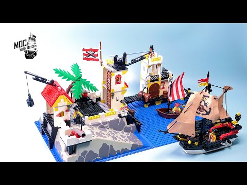 Lego 6277 Imperial Trading Post, Speed build.