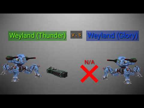 WR VT - Weyland (Thunder) versus Weyland (Glory)