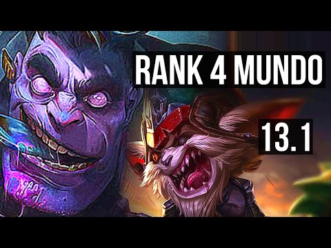 MUNDO vs KLED (TOP) | Rank 4 Mundo, 4/2/14 | KR Grandmaster | 13.1