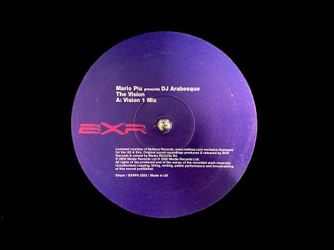 Mario Piu presents DJ Arabesque - The Vision (Vision 1 Mix) (2000)