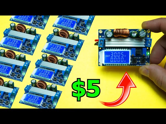 Vídeo relacionado con AZDelivery 3 x HW-140 DCDC Buck Boost Convertidor Voltaje Step Up/Down, Medidor Voltios y Amperios Pantalla LCD,Transformador Voltaje 3A 5.5V-30V a 0.5V-30V compatible con Arduino con E-Book incluido!