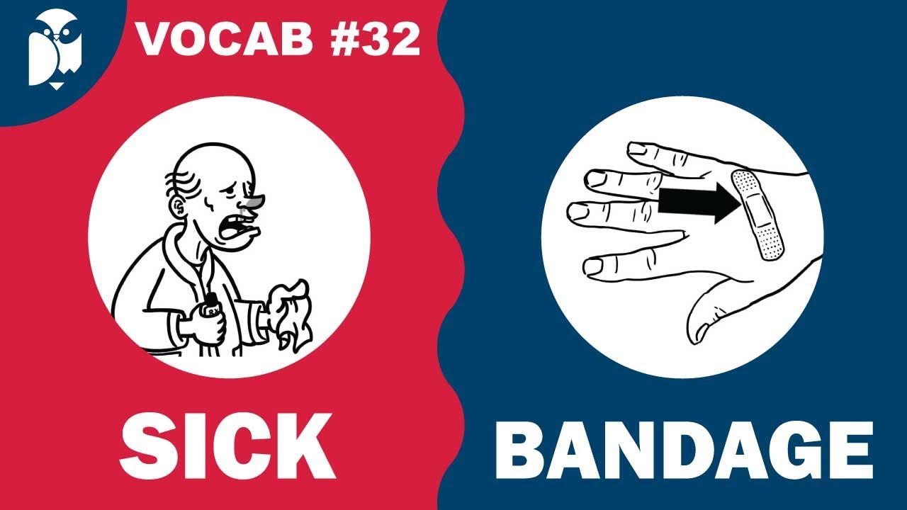 Lesson 32 - Beginner | ILLNESS & INJURY | Vocabulary | BASIC ESL WORKBOOK 3