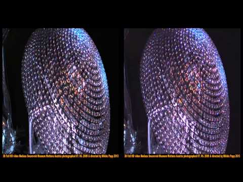3D 2D stereoscopic side by side Full HD video by Miklós Papp Medusa Swarovski  Wattens 07 06 2009