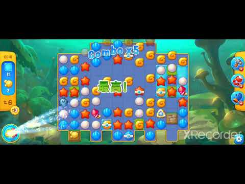 【Fishdom】ハードレベル　#6910　hard level