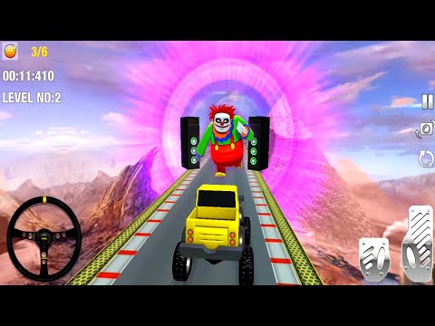 Offroad Jeep Driving //Racing Car Stunts - Crazy Car Games // Gameplay Android FHD
