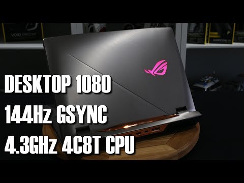 Asus ROG Chimera G703 144Hz Gsync GTX 1080 Gaming Laptop Review