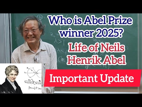 Masaki Kashiwara japanese Abel Prize winner 2025 life of Neils Henrik Abel current affairs engbing