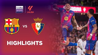 Highlights FC Barcelona Vs Osasuna (2-0) di LaLiga 25/26, Blaugrana Makin Nyaman Puncaki Klasemen!