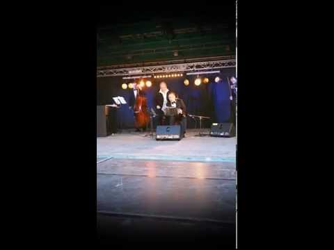 Horacio Godoy  and  Magdalena Gutierrez  are  dancing  to  the  tango  "  El Huracan  "  by  Solo Tango Orquesta  at  Brussels Tango Festival  in  2014
