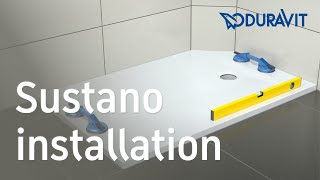 Duravit Sustano douchebak 80x80cm - Grijs