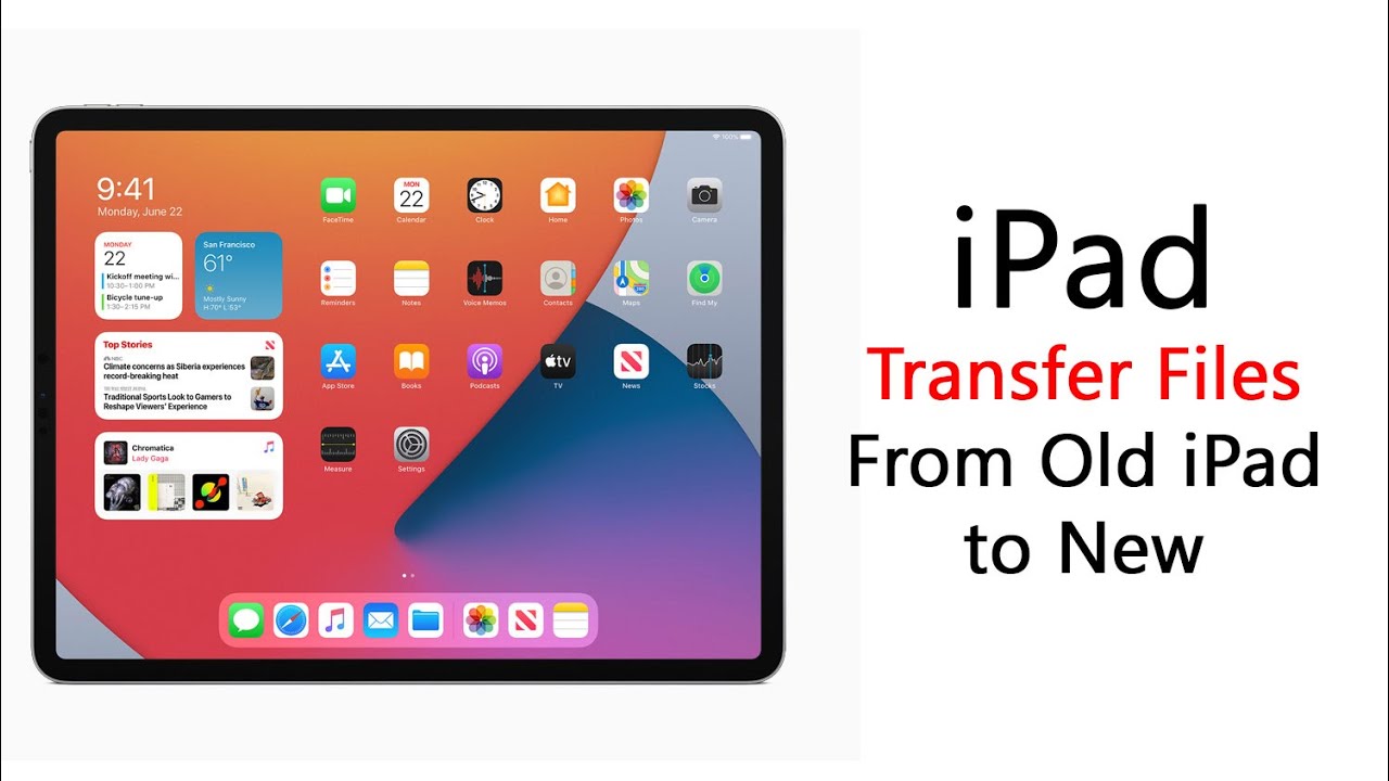 How to Transfer Contacts, Pictures, and More from an Old iPad to a New iPad |  h2techvideos