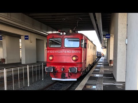 IRN-1766 Timișoara Nord~Iași părăsește stația CF Arad